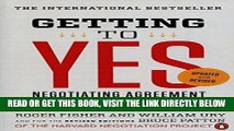 [Free Read] Getting to Yes: Negotiating Agreement Without Giving In Free Online