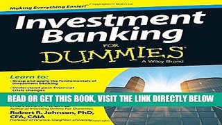 [Free Read] Investment Banking For Dummies Free Online