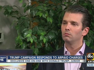 Donald Trump, Jr. weighs in on Maricopa County Sheriff Joe Arpaio’s legal trouble