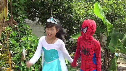 BABY Spiderman and Frozen Elsa Don't WEAR CLOTHES PART3