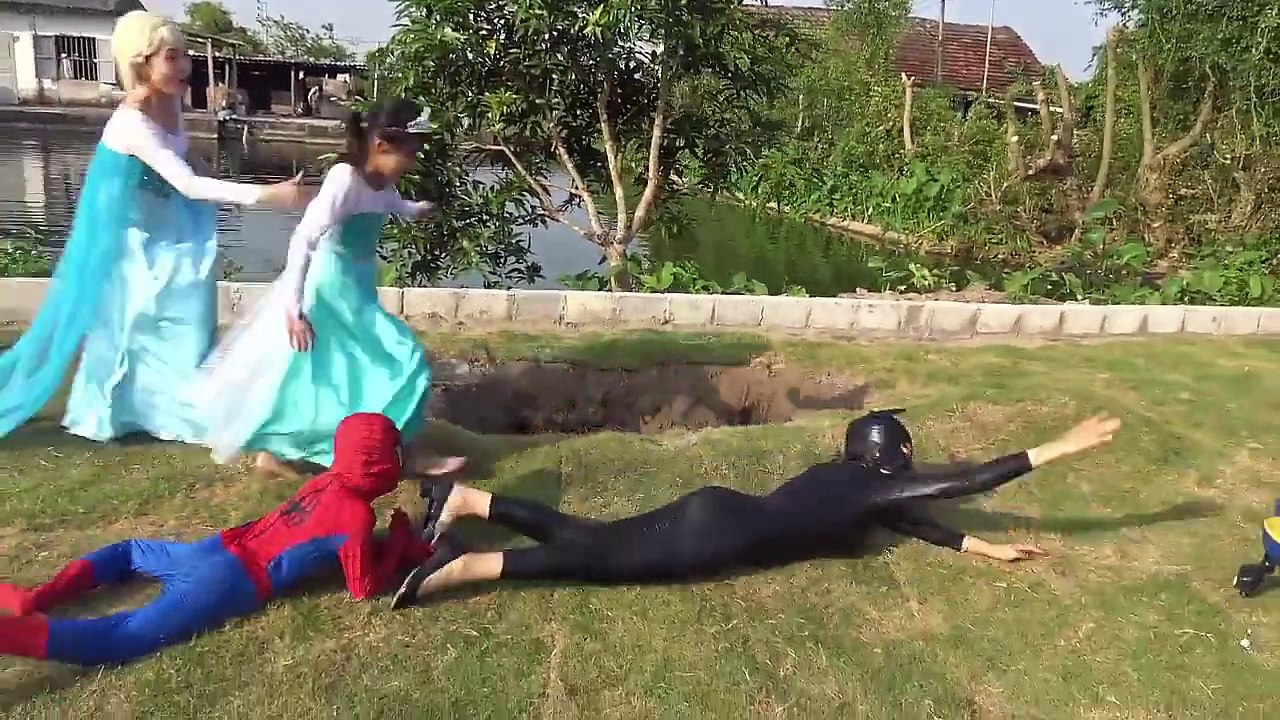 BABY Spiderman and Frozen Elsa Don't WEAR CLOTHES PART4
