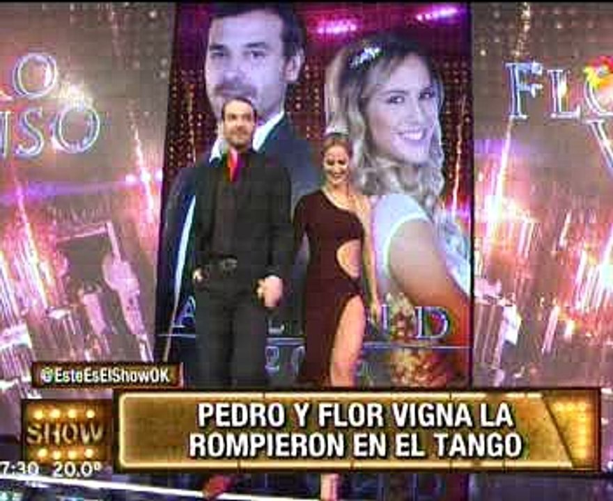 Back baile Tango Pedro en Este es el Show - 24 de Octubre