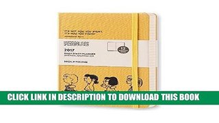 Read Now Moleskine 2017 Peanuts Limited Edition Daily Planner, 12M, Large, Yellow, Hard Cover (5 x
