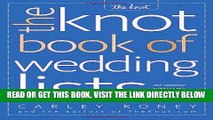 Best Seller The Knot Book of Wedding Lists: The Ultimate Guide to the Perfect Day, Down to the