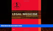 Books to Read  Legal Medicine, 7e (Legal Medicine (American College of Legal Medicine))  Full