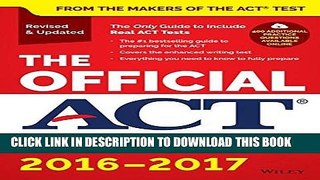 Ebook The Official ACT Prep Guide, 2016 - 2017 Free Read