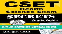 Read Now CSET Health Science Exam Secrets Study Guide: CSET Test Review for the California Subject