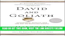 Ebook David and Goliath: Underdogs, Misfits, and the Art of Battling Giants Free Read