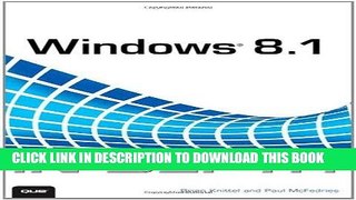 Ebook Windows 8.1 In Depth Free Read