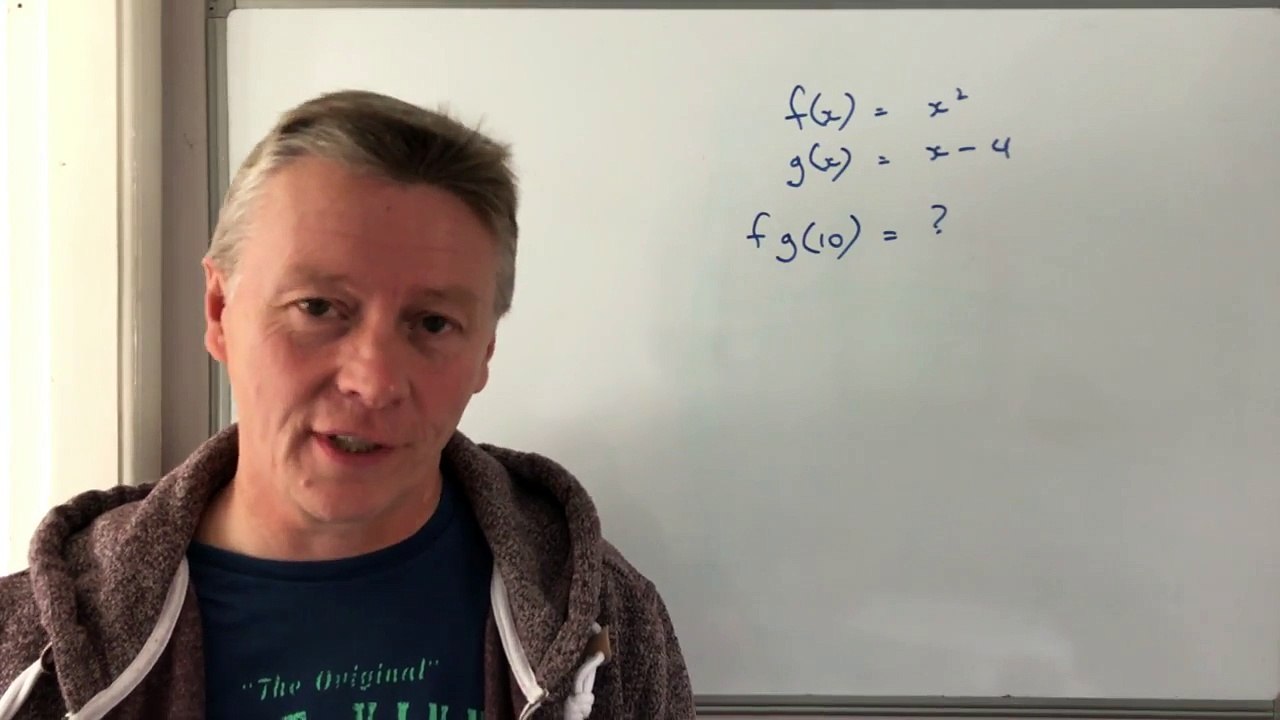 New topic GCSE maths - Composite Functions fg(10) question