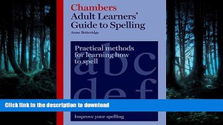 READ  Adult Learners  Guide to Spelling  BOOK ONLINE