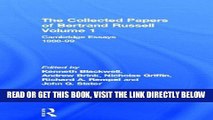 [EBOOK] DOWNLOAD The Collected Papers of Bertrand Russell, Vol. 1: Cambridge Essays, 1888-99 PDF