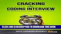 Read Now Cracking the Coding Interview: 189 Programming Questions and Solutions PDF Book