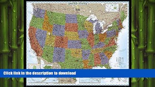FAVORIT BOOK United States Decorator [Laminated] (National Geographic Reference Map) PREMIUM BOOK
