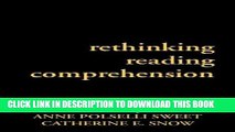 [BOOK] PDF Rethinking Reading Comprehension (Solving Problems in the Teaching of Literacy) New