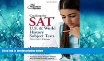 eBook Here Cracking the SAT U.S.   World History Subject Tests, 2011-2012 Edition (College Test