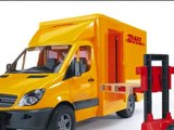 Bruder MB Sprinter DHL Truck With Hand Pallet Jack Toy For Kids