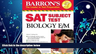 Popular Book Barron s SAT Subject Test Biology E/M with CD-ROM (Barron s SAT Subject Test Biology