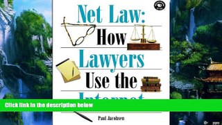 Books to Read  Net Law:  How Lawyers Use the Internet (Songline Guides)  Full Ebooks Most Wanted