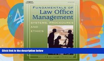 Big Deals  Fundamentals of Law Office Management (West Legal Studies)  Best Seller Books Best Seller