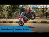 Yamaha R15-S 0-100 km/hr & Top Speed | MotorBeam