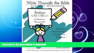 GET PDF  Write Through the Bible: Psalms 1, 23, and 121 KJV Manuscript FULL ONLINE