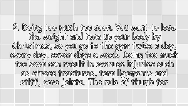 Mistakes To Avoid When Starting A Fitness Routine