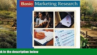 READ FULL  Basic Marketing Research (with InfoTrac)  READ Ebook Online Audiobook
