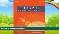 Books to Read  Bundle: Legal Terminology   WebTutor(TM) on WebCT(TM) Printed Access Card  Full