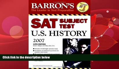 Online eBook Barron s SAT Subject Test in U.S. History (Barron s How to Prepare for the Sat II