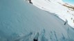 Multiples chutes d'un skieur tentant une nouvelle figure ! Swithc Double Cork 900