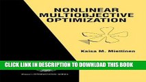 Ebook Nonlinear Multiobjective Optimization (International Series in Operations Research