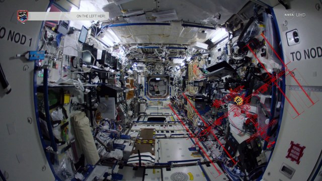 Visite de la station spatiale internationale filmée en 4K par les astronautes