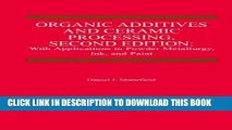 Ebook Organic Additives and Ceramic Processing, Second Edition: With Applications in Powder