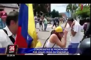 Congreso aprobó moción que condena actos del régimen de Nicolás Maduro en Venezuela