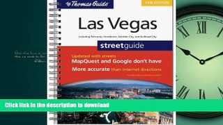 FAVORIT BOOK The Thomas Guide Las Vegas Street Guide: Including Pahrump, Henderson, Boulder City,