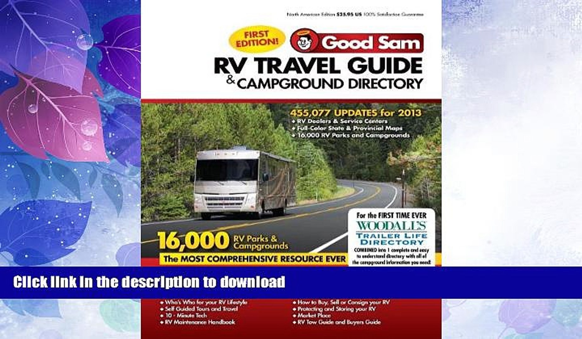 Favorite Book 2013 Good Sam Rv Travel Guide Campground Directory 16 000 Rv Parks The Most Video Dailymotion