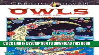 Ebook Creative Haven Owls Coloring Book (Adult Coloring) Free Read