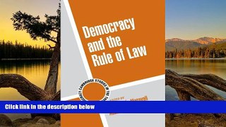 Big Deals  Democracy and the Rule of Law (Cambridge Studies in the Theory of Democracy)  Full Read