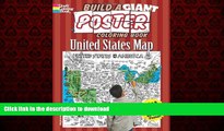 FAVORIT BOOK Build a Giant Poster Coloring Book -- United States Map (Dover Build A Poster