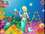 Dress up games, Elsa Mermaid Dress, Disney Princess games for girls & baby games