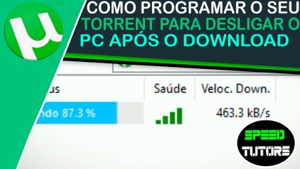 Como Programar o Torrent para desligar o PC após o Download