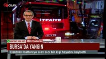 Bursa'da yangın can aldı (Haber 24 01 2017)