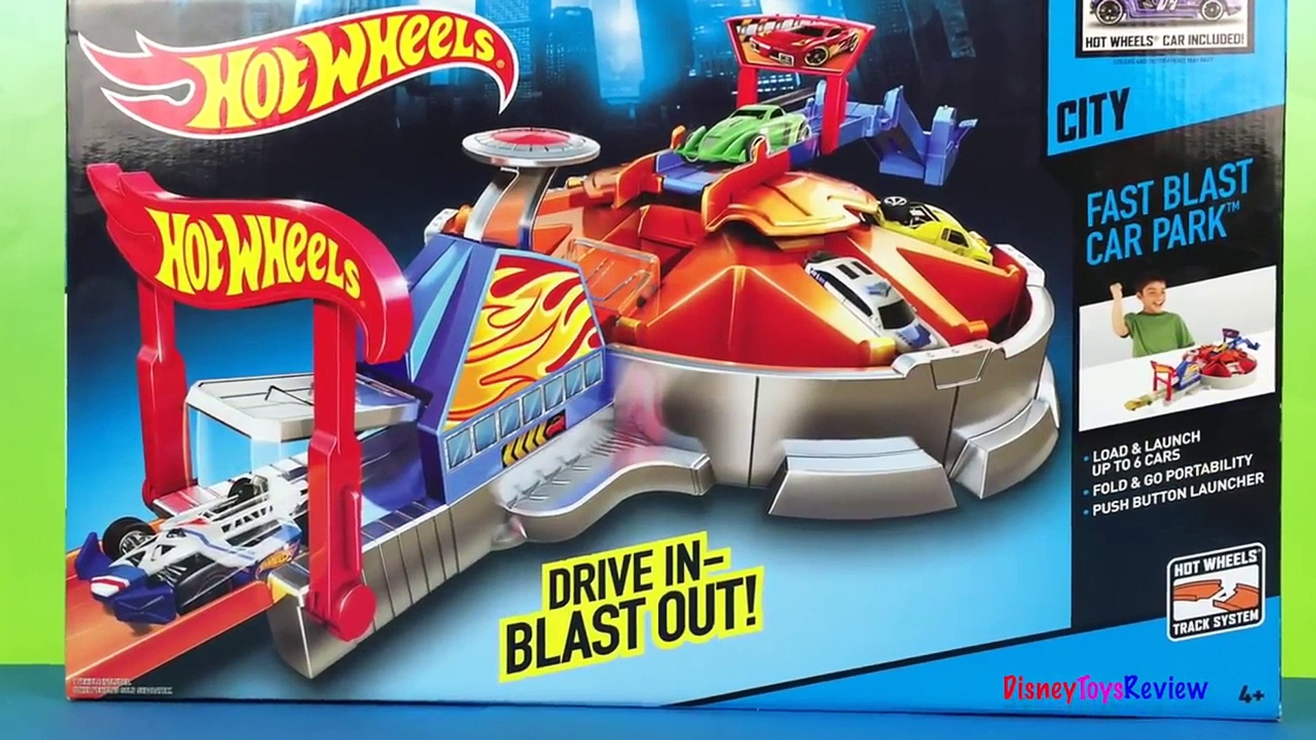 hot wheels fast blast car park