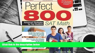 Download Perfect 800: SAT Math (Updated ed.): Advanced Strategies for Top Students Pre Order