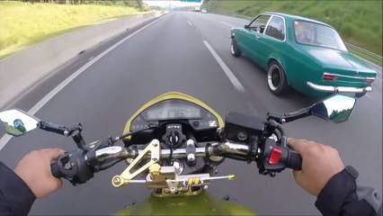 ⚠️️Hornet 600 vs Chevette Turbo não tá facil kkk