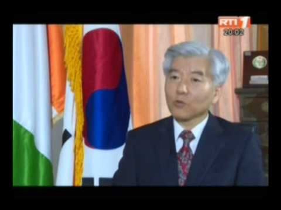 L'ambassadeur de la Corée du sud en Côte d'Ivoire fait le bilan de la coopération  Ivoiro Coréen