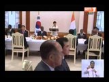 Visite officielle en Corée du Sud: le Président Alassane Ouattara échange avec son homologue