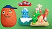 Play Doh Surprise Egg With 3D Puzzle Toys, Dragon And Friends | LESSON 2