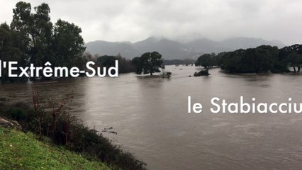 Inondations dans l'Extrême Sud : le Stabiacciu est sorti de son lit